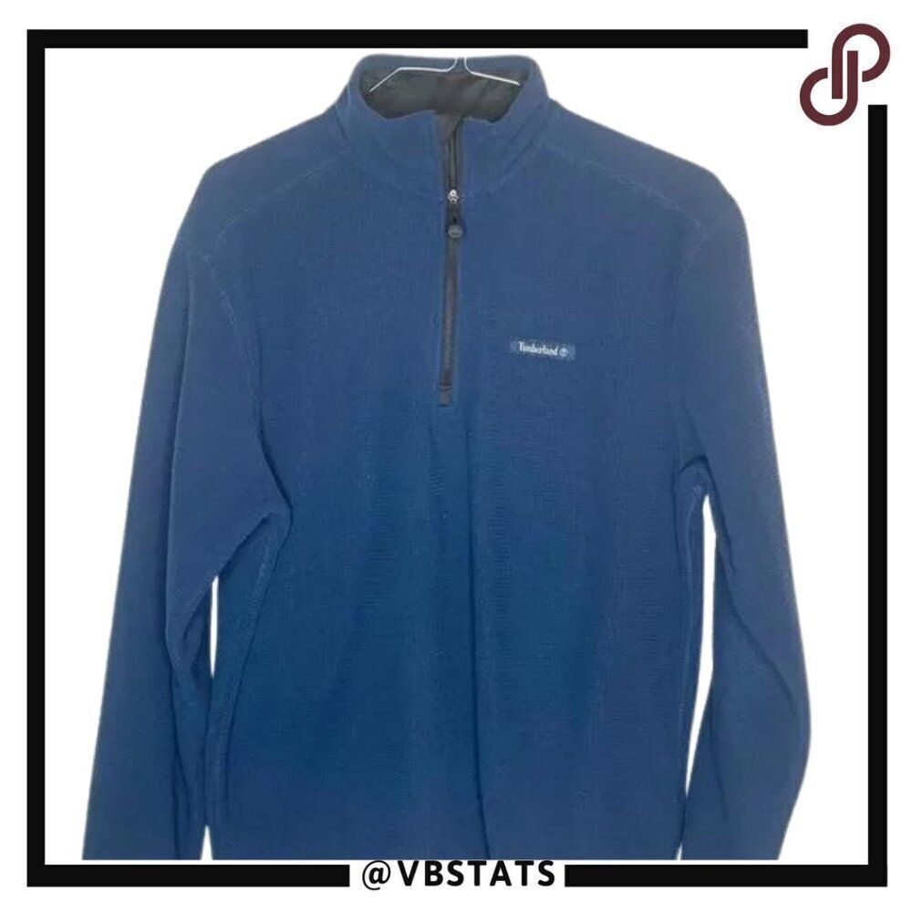 Medium Timberland Blue 1/4 Zip Top